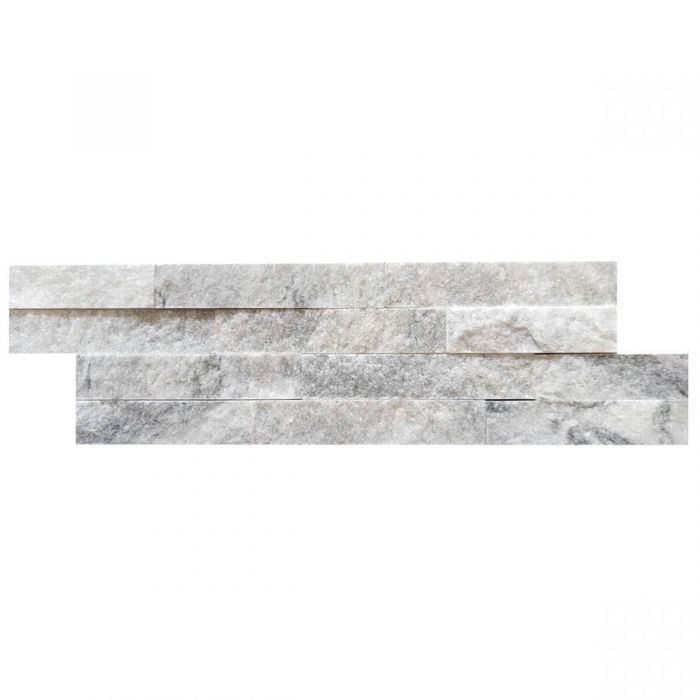 Panel ścienny Elewacja Marmur Stackstone Stormy Grey 10x36x0,8-1,3 cm