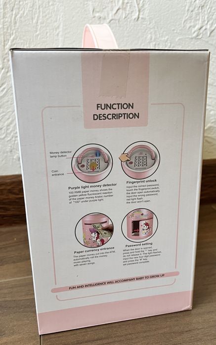 Играшка Копілка-сейф динозаврик з музикою та світлом