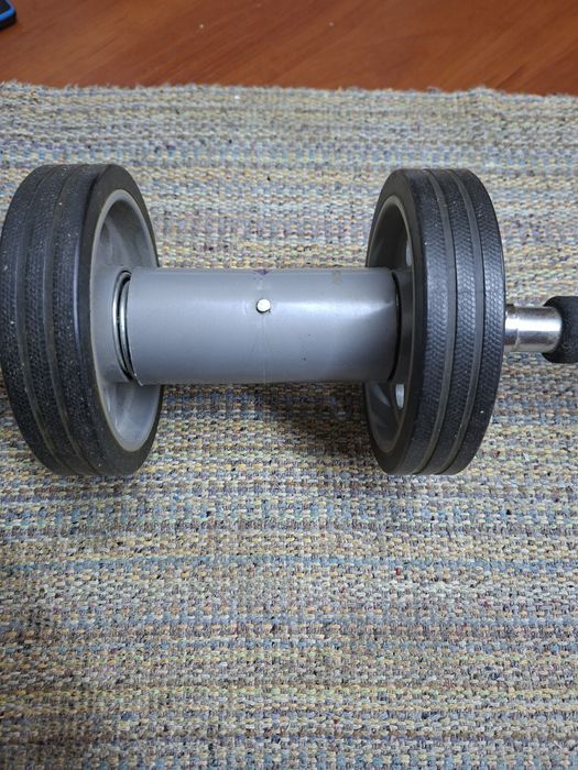 Ролик-тренажер подвійниц для пресу