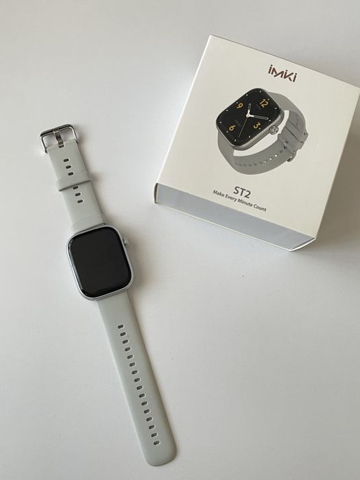 Zegarek szary smartwach imiki st2