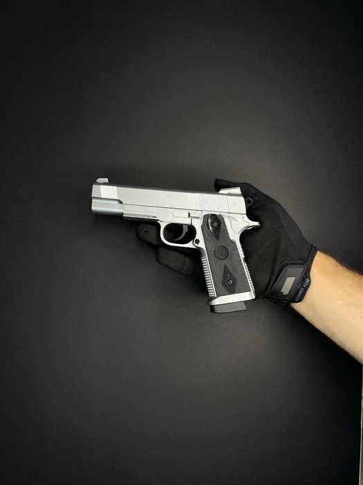 Металевий пістолет Ruger silver - модель ZM25 (іграшка)