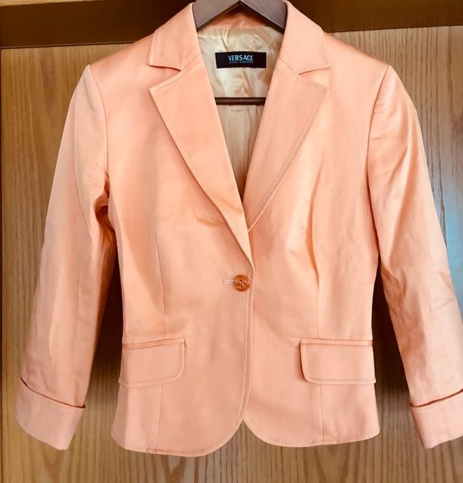 Versace jeans couture жакет раз.S нежный абрикос оранж