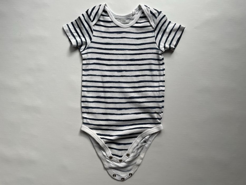 Body Lupilu 86/92 w paski, bawełna, krótki rękaw