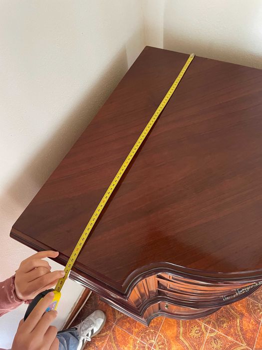 Móvel de canto / apoio madeira maciça de cerejeira, excelente estado