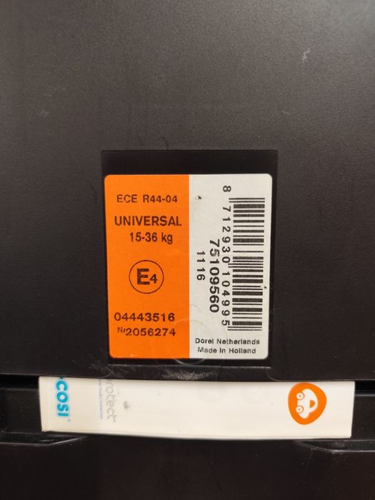 Fotelik samochodowy Maxi Cosi Rodi 15-36 kg.