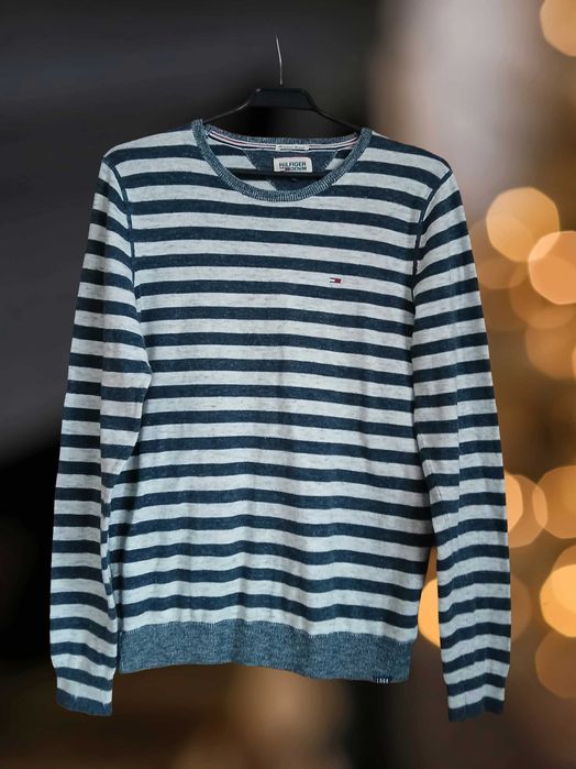 Hilfiger Denim super sweterek r.M 78%bawełna