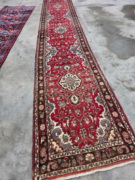 Chodnik  dywan wełniany 620 x 84 cm orientalny czerwony #839 Stylowy Węgrów