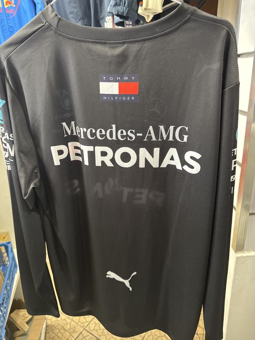 Mercedes /Petronas t-shirt manga comprida