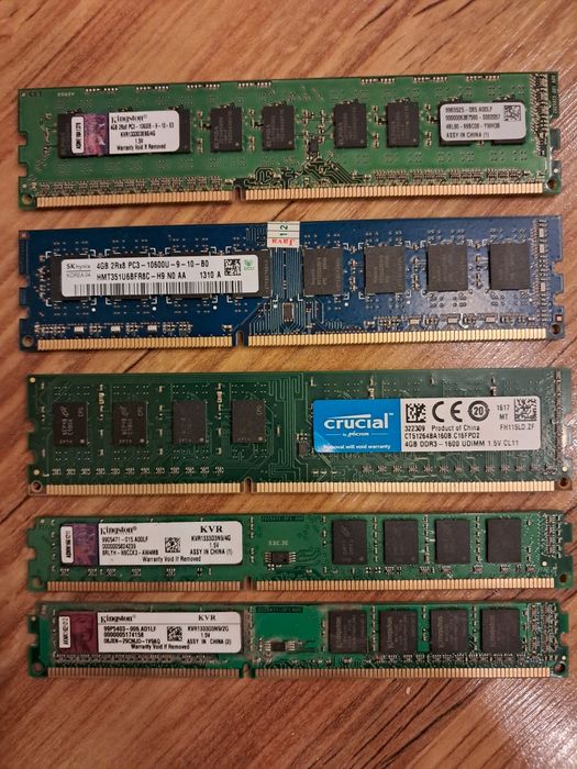 Оперативна пам'ять DDR 3 для ПК (ціна за всі)