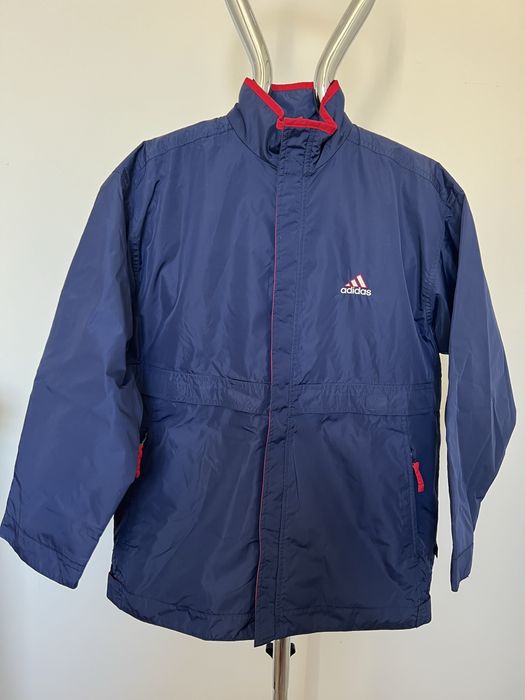 Kurtka Adidas granatowa wiatrówka, rozmiar 164 / męska S