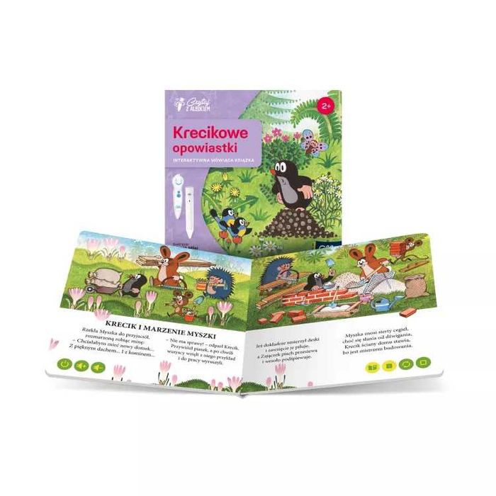 Czytaj z ALBIKIEM Interaktywna Miniksiążka Krecikowe opowiastki 2+Albi