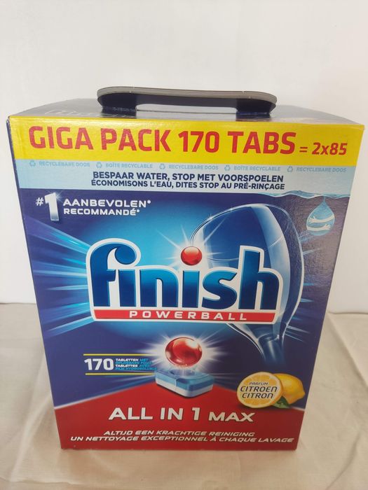 Tabletki do zmywarki Finish Powerball All in 1 Max cytrynowe 170 sztuk