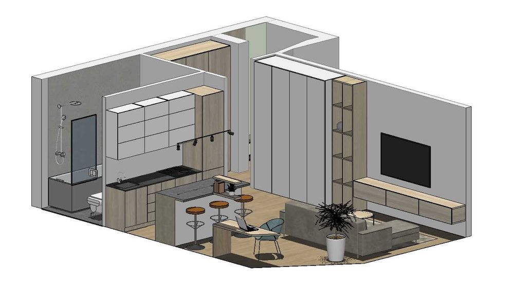 Дизайн інтерʼєру,розробка  планувань
