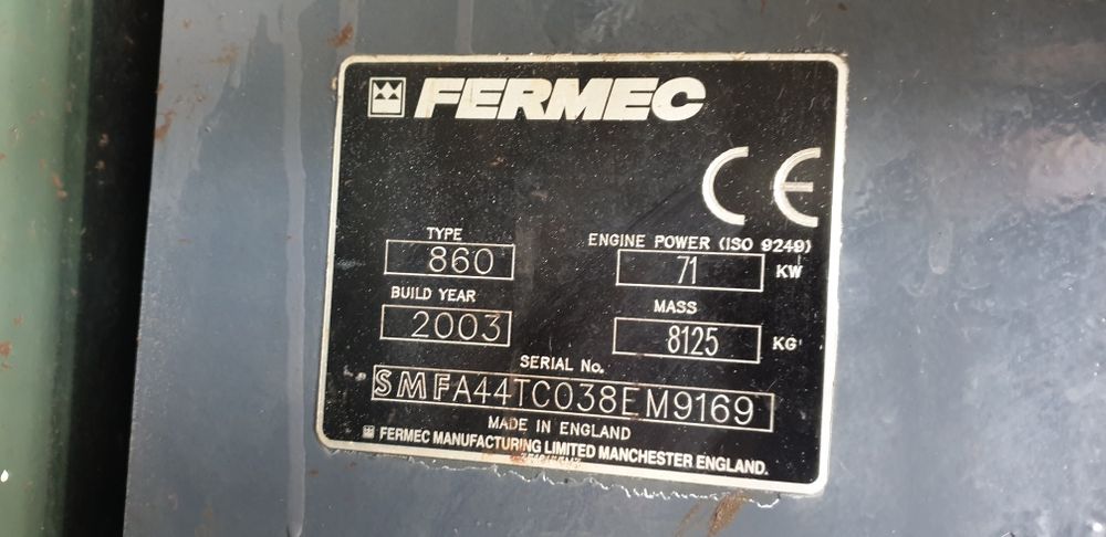 Koparko ładowarka terex 860