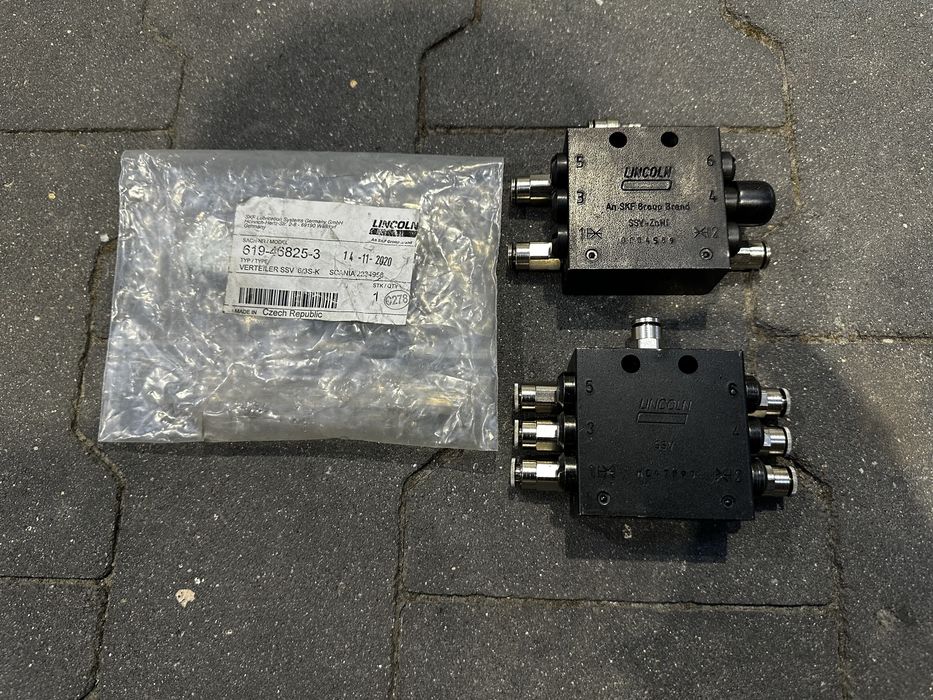 Nowy rozdzielacz progresywny LINCOLN SSV 6-K  Oryginał