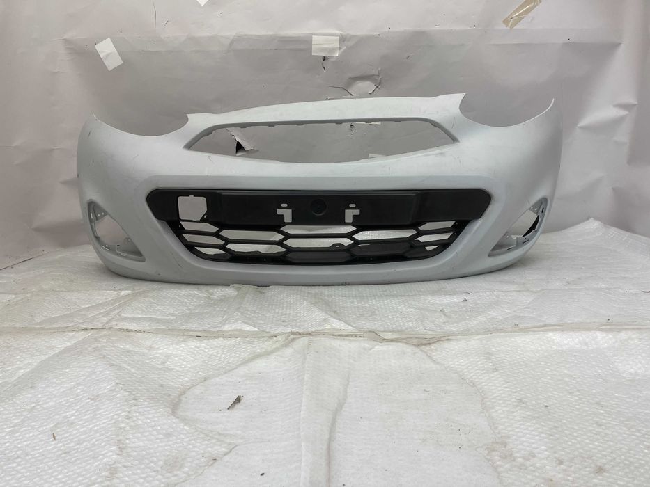 Zderzak Przód Nissan Micra K13 Lift 2013-16 Oryginał x2 otw na czujniki