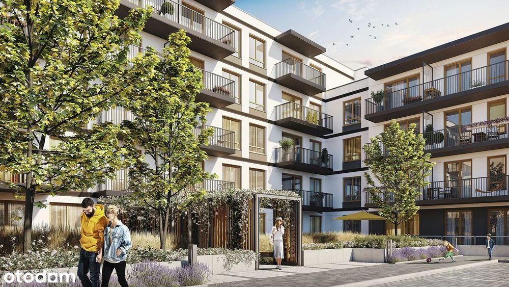 2-pokojowe mieszkanie 41m2 + ogródek Bez Prowizji
