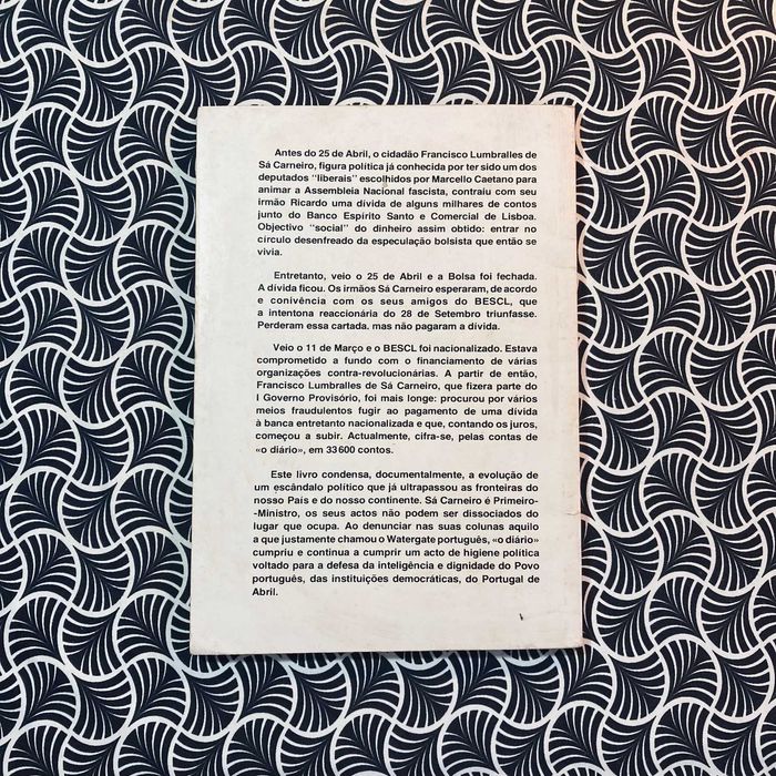 Watergate Sá Carneiro (História de Uma Fraude)