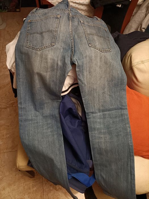 Conjunto de Calças de Ganga e Swearshirt Quebramar