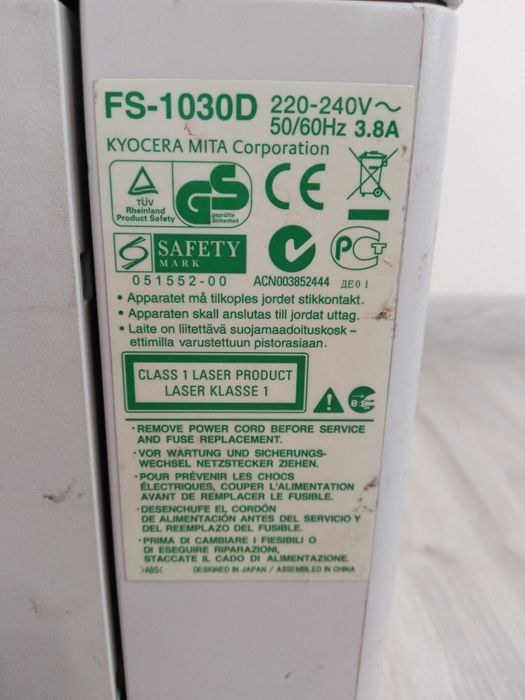 Принтер Ecosys FS-1030D