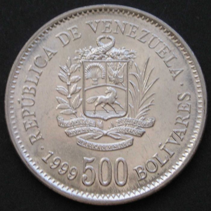 Wenezuela 500 bolivares 1999 - Bolivar Simon