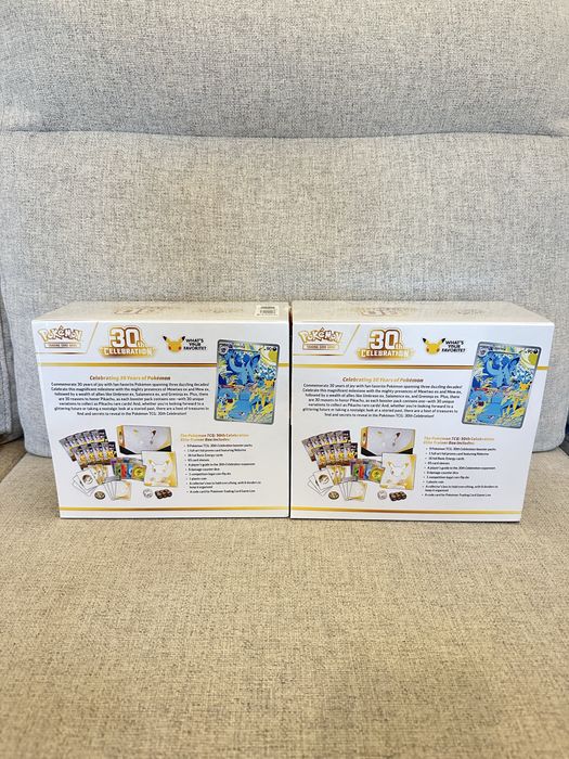 Pokémon 30th celebration Elite trainer box  x2