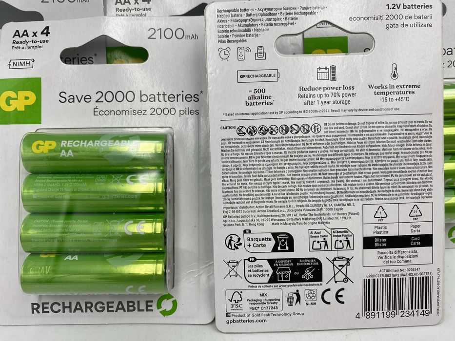 20x Akumulatorki baterie AA R6 Okazja