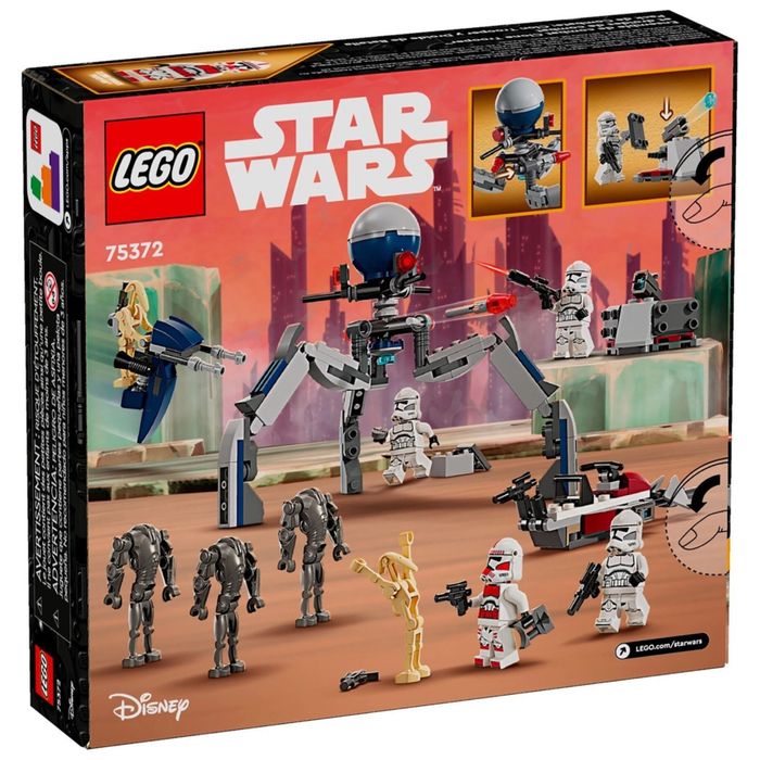 LEGO® Star Wars Клони-піхотинці й Бойовий дроїд. (75372)