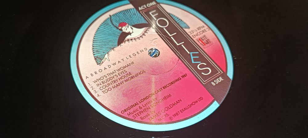 Álbum duplo Follies - A Broadway Legend (Original London Cast, 1987