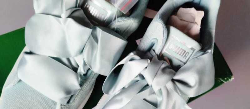 Puma adidasy sneakersy Suede Heart PEBBLE WN'S r. 38 skóra naturalna