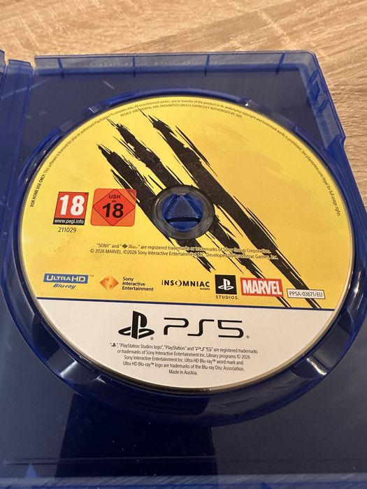 Wolverine ps5 jak nowa