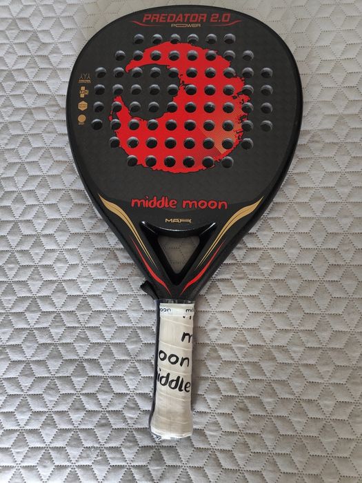 Raquete Padel Middle Moon Predator 2.0 Carbon - NOVA