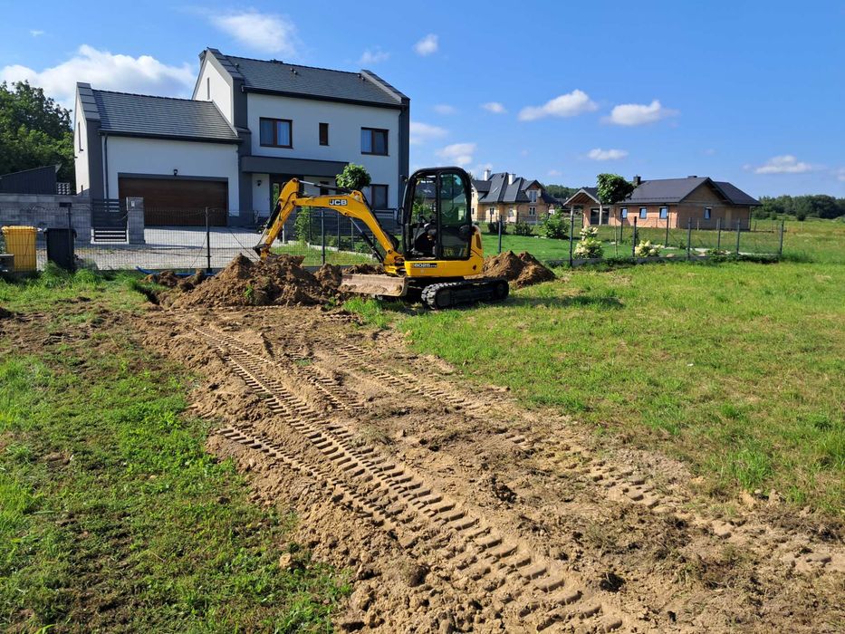 Usługi minikoparką