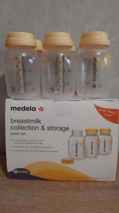 Нові Пляшечки для зберігання грудного молока MEDELA 150 мл
