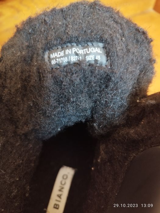 Черевикі шкіряні зимові Bianco 45 розмір