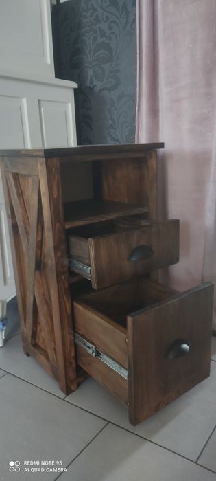 Duża szafka nocna drewno