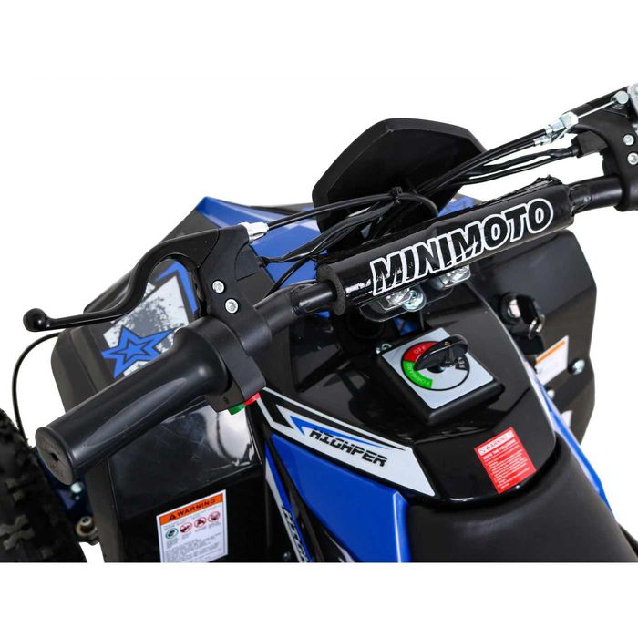 2026 Quad E-STAR na akumulator 35km/h + Silnik 1000W + Koła pompowane + Hamulce tarczowe Niebieski