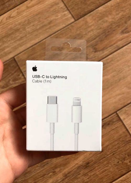 Carregador de iPhone + Cabo Lightning NOVO