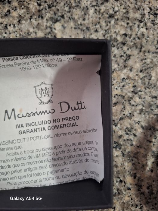 Pulseira em pele Massimo Dutti