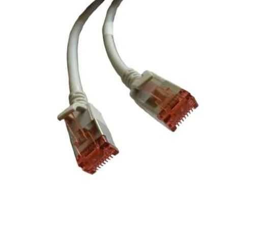 10x Kabel DIGITUS CAT 6 U-FTP Slim PatchCord RJ45, dł. 2,5m szary
