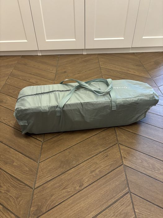 turystyczne z materacem 120x60, kojec, Simple Espiro, jak nowe