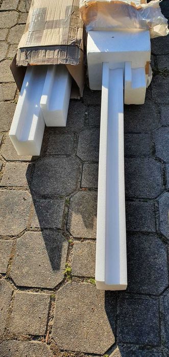 Ozdobne listwy sufitowe/ścienne Styrodur XPS ELHARE 8 metrów