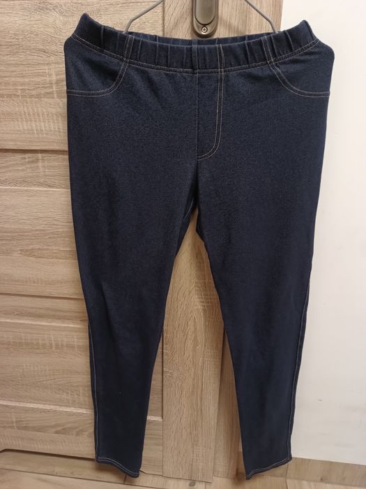 Damskie bawełniane spodnie na gumkę legginsy Esmara