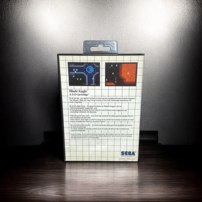 Sega Master System Blade Eagle 3 D Game