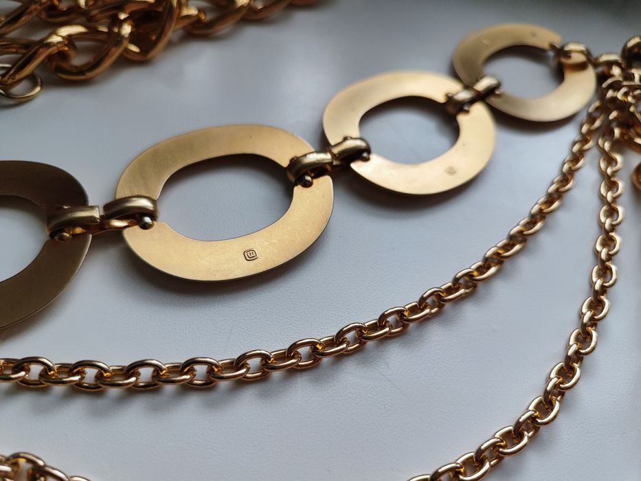 Вінтажний металевий ремінь ланцюг