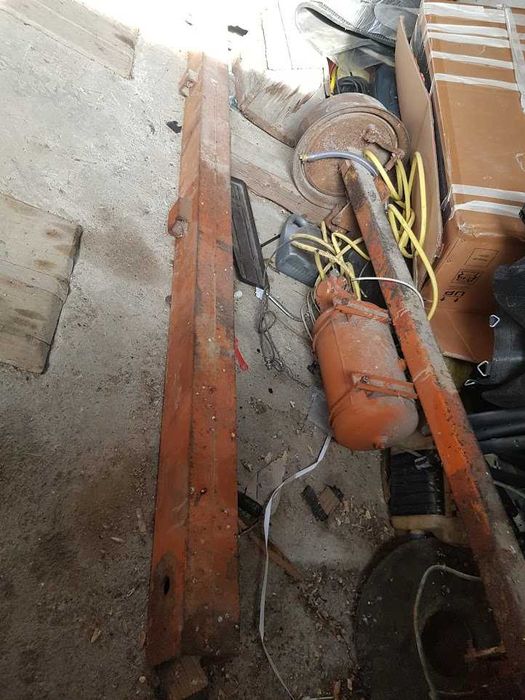 Dyszel z żurawia sz. 13 x w. 16 cm długość 3,80