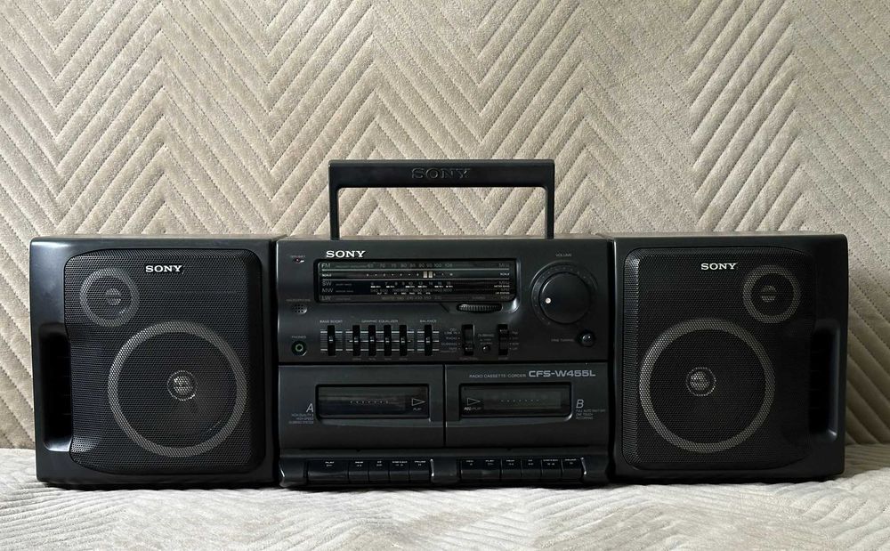Radiomagnetofon - mini wieża SONY CFS-W455L w idealnym stanie!