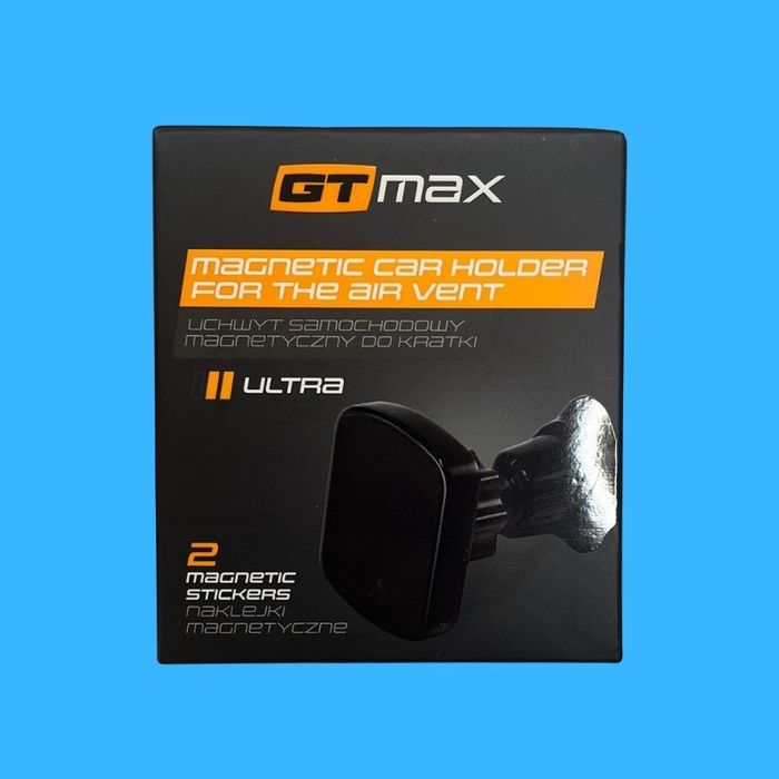 Uchwyt samochodowy magnetyczny do kratki GT Max Ultra czarny