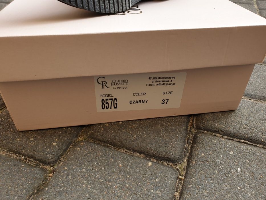 Kozaki zamszowe czarne rozmiar 37