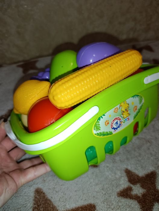 Іграшка овочі з кошиком